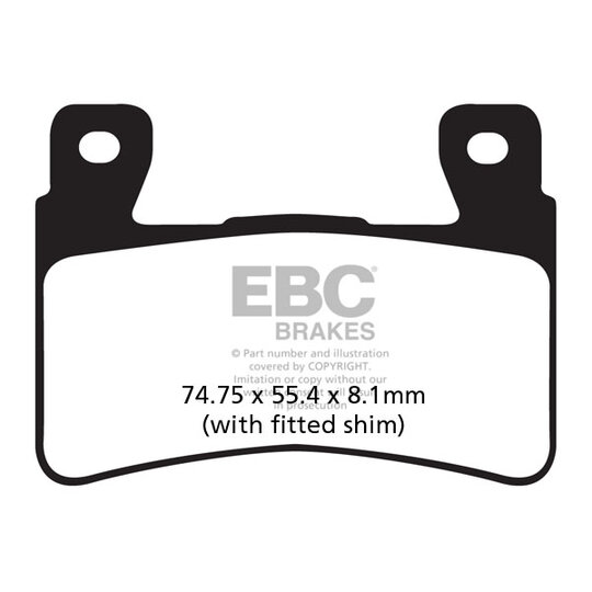 Brzdové obloženie EBC FA265HH