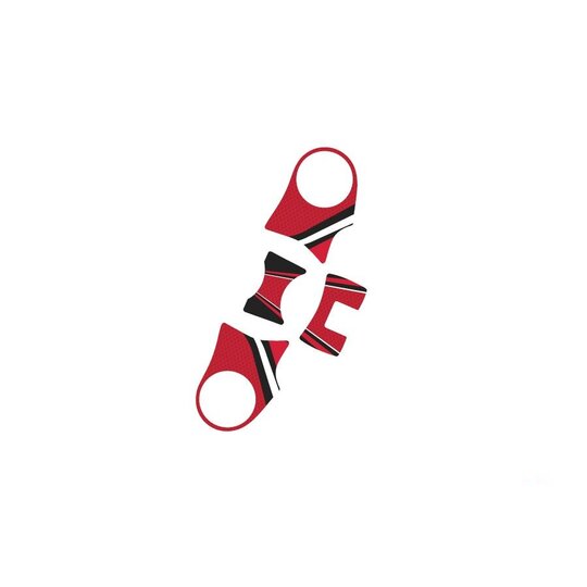 Ochranné nálepky na "okuliare" PUIG RADIKAL 6961R červené