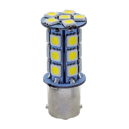 LED svetlo RMS BA15S 246510915 450 lumen jantárová