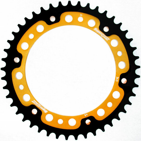 Reťazová rozeta SUPERSPROX STEALTH RST-343:45-GLD zlatá