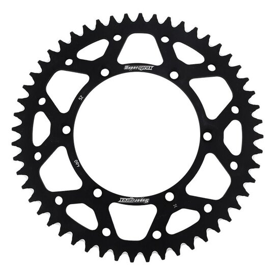 Rozeta  -hliník SUPERSPROX RAL-460:52-BLK čierna 52T, 420