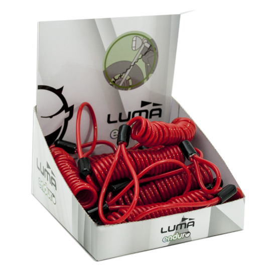 Zámok LUMA REMINDER SPIRAL CABLE KJEXPVAE415 150 20pcs