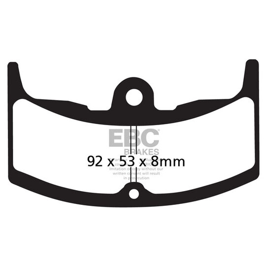 Brzdové obloženie EBC FA080