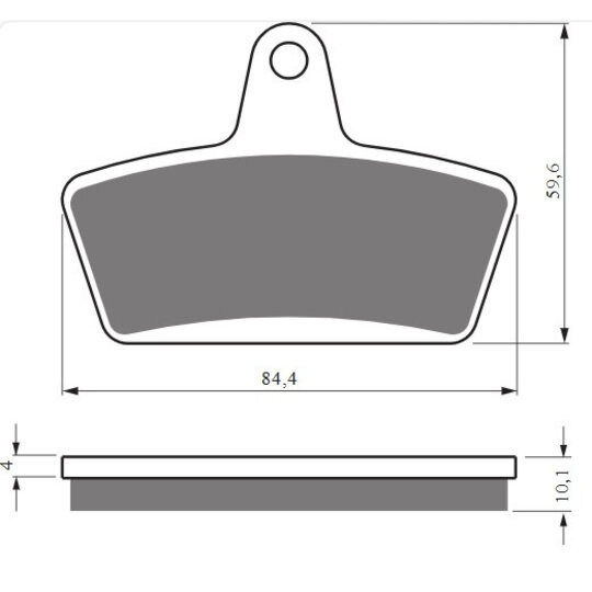 Brzdové obloženie GOLDFREN 431 S3