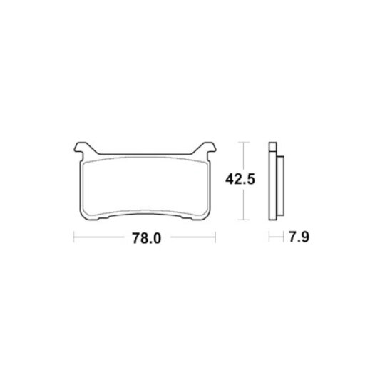 Brzdové obloženie ACCOSSATO AGPA250 EV1
