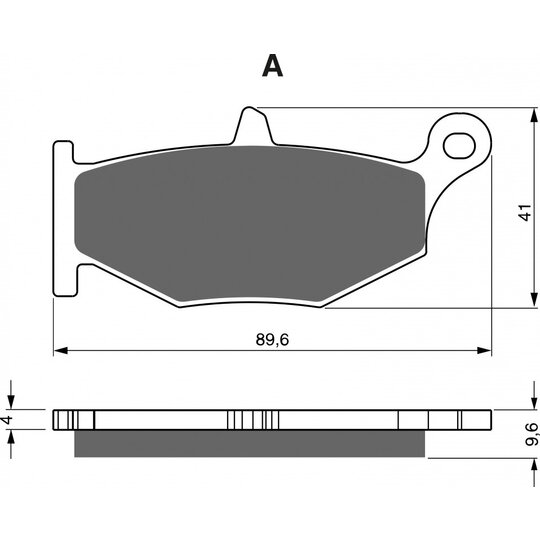 Brzdové obloženie GOLDFREN 241 S3