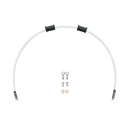 Hadica spojky Venhill POWERHOSEPLUS KAW-11010CS-WT (1 hadica v sade) White hoses, stainless fittings