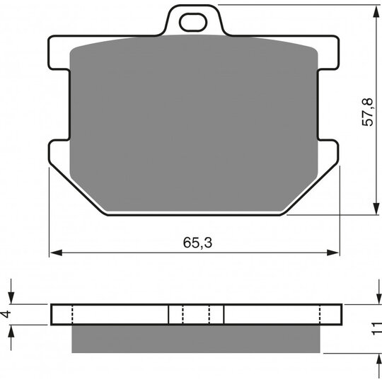 Brzdové obloženie GOLDFREN 082 S3