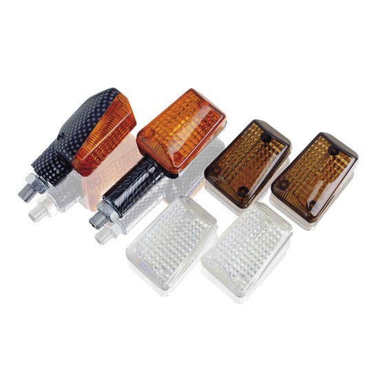 Blinkre PUIG MINI 4042C karbónový vzhľad krátke, homologované