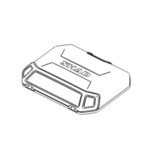 Kryt SHAD TERRA 203163R hliník (bočné puzdro)