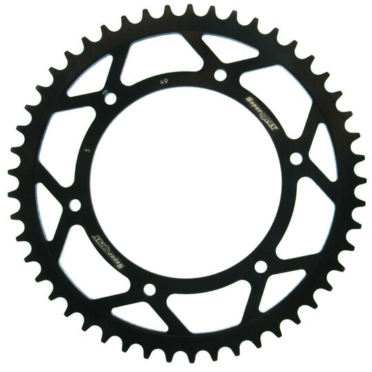 Reťazová rozeta SUPERSPROX RFE-5:49-BLK čierna 49T, 520