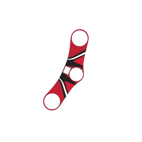 Ochranné nálepky na "okuliare" PUIG RADIKAL 6970R červené