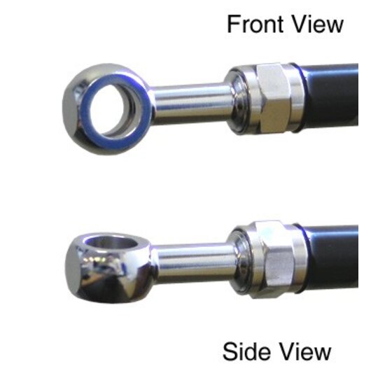 Banjo Venhill POWERHOSEPLUS 3/60091C M8 priamy chróm