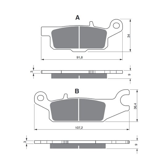 Brzdové obloženie GOLDFREN 255 AD