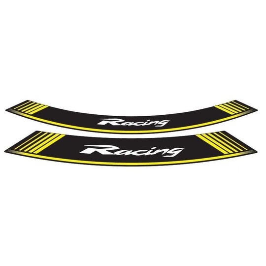 Linka na ráfik PUIG RACING 5531G žltá linky na ráfik - sada 8ks