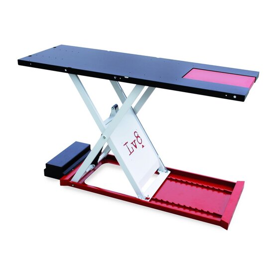 moto  zdvihák LV8 GOLDRAKE 600HCF MOTO FLOOR VERSION EG600HCFE s  elektro-hydraulickou jednotkou