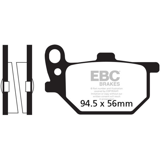 Brzdové obloženie EBC FA041