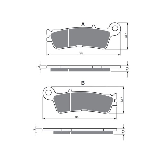 Brzdové obloženie GOLDFREN 403 K5