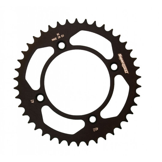 Hliníková reťazová rozeta SUPERSPROX RAL-452:44-BLK čierna 44T, 415