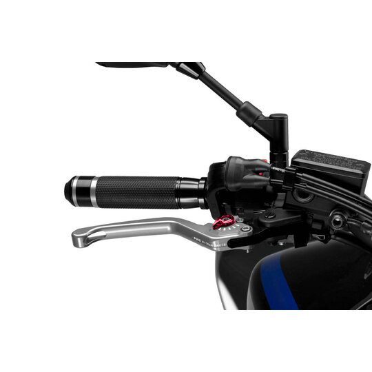 Páčka brzdy bez adaptéra PUIG 3.0 120PR dlhé strieborno/červená