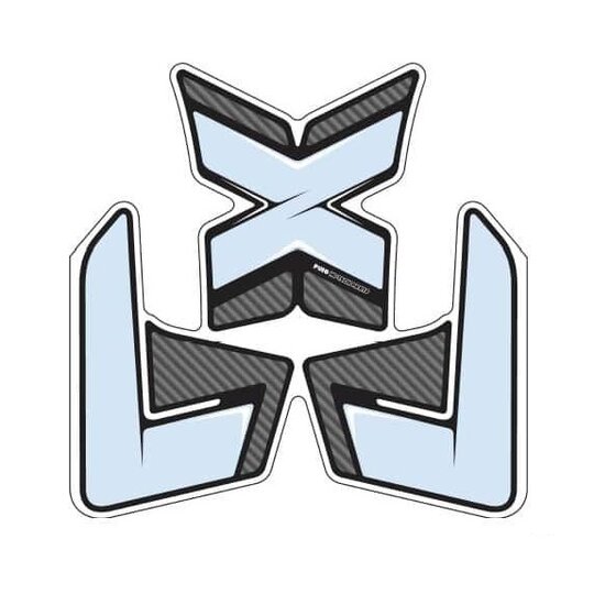 Tank pad PUIG SPECIFIC 8439C karbónový vzhľad s bočnou časťou