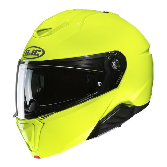 Hjc prilba i91 - fluorescent green - i91-solid-fluo-green-1