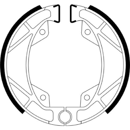 Brzdové čeľuste FERODO 225129059