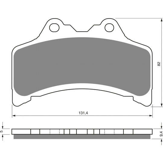 Brzdové obloženie GOLDFREN 204 S3