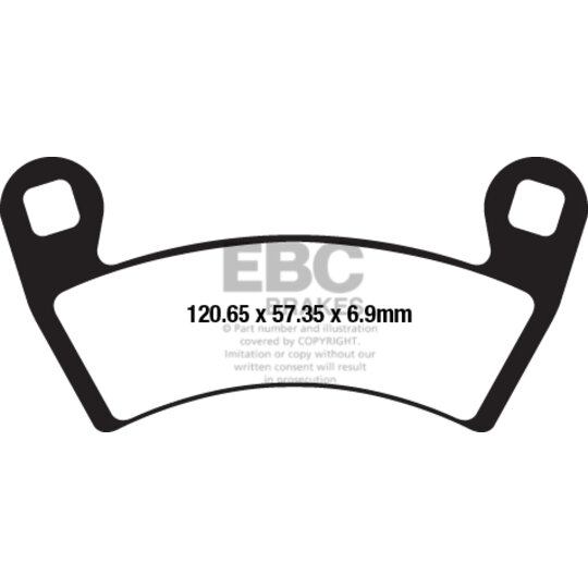 Brzdové obloženie EBC FA656TT