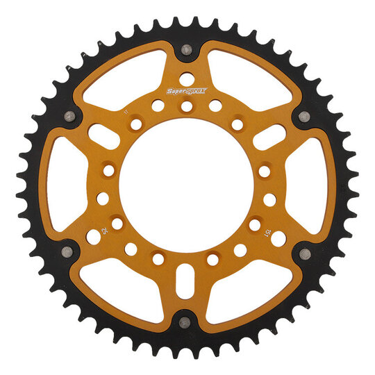 Reťazová rozeta SUPERSPROX STEALTH RST-151:52-GLD zlatá 52T, 520