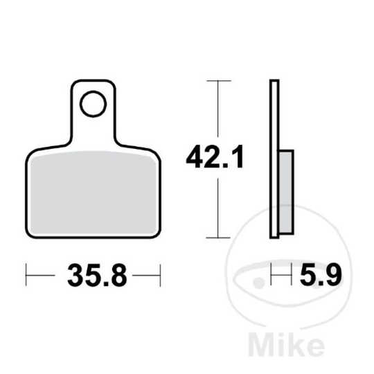 Brzdové obloženie LUCAS MCB 851 Štandard