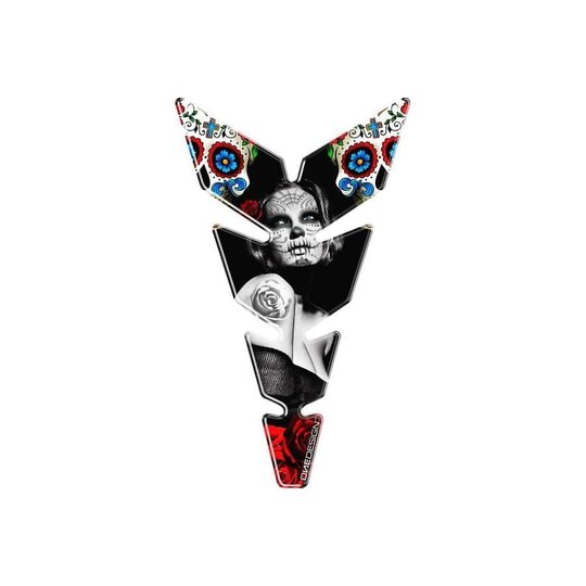 Tank pad PUIG MOON 9139P strieborná