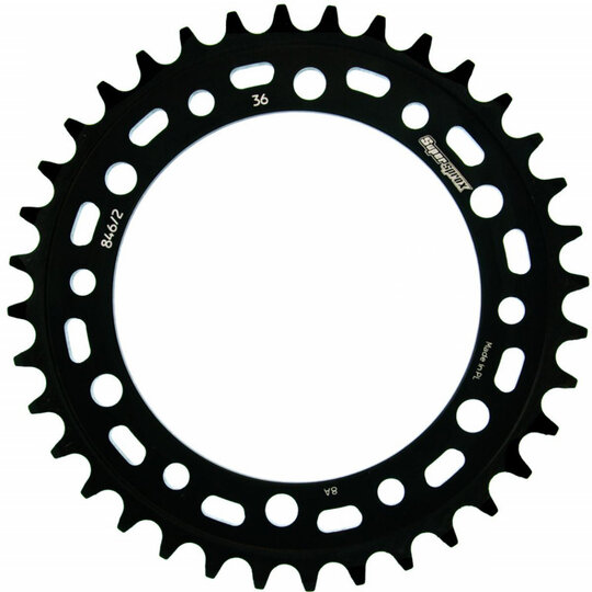 Reťazová rozeta SUPERSPROX RFE-846/2:36-BLK čierna 36T, 520