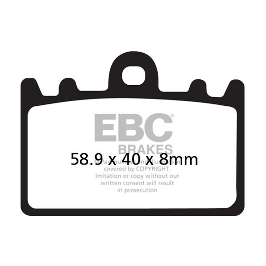 Brzdové obloženie EBC FA180