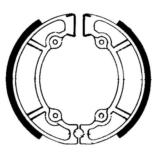 Brzdové čeľuste FERODO 225129085