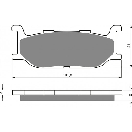 Brzdové obloženie GOLDFREN 048 S3