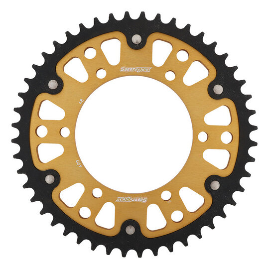 Reťazová rozeta SUPERSPROX STEALTH RST-499:48-GLD zlatá 48T, 530