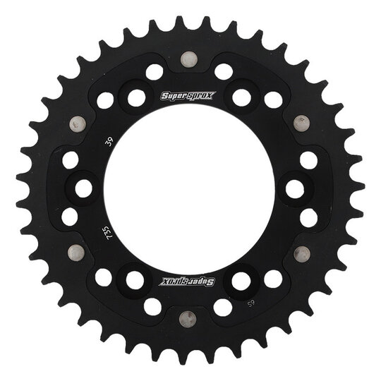 Reťazová rozeta SUPERSPROX STEALTH RST-735:39-BLK čierna 39T, 520