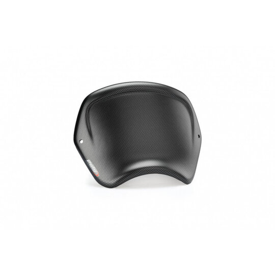 Plexi na motorku PUIG FRONTAL PLATE 3702C karbónový vzhľad