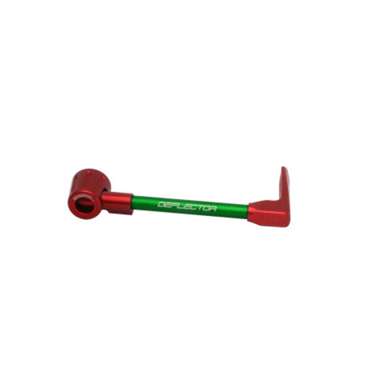 Lever guard ACCOSSATO with green hose and joint right, aluminium