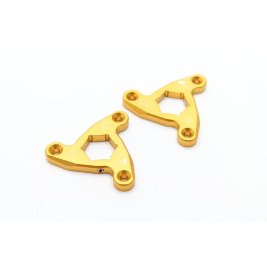 Hviezdicové ovládanie predpätia  pružín vidlice 4RACING GFS17 zlatá