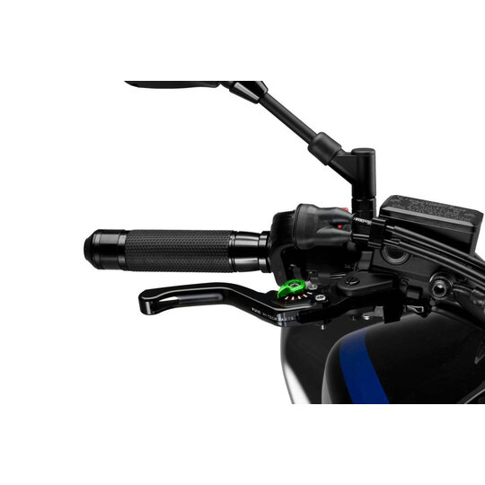 Páčka brzdy bez adaptéra PUIG 3.0 130NV krátke čierna/zelená