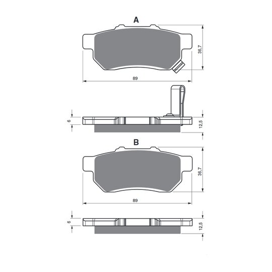 Brzdové obloženie GOLDFREN 341 S3