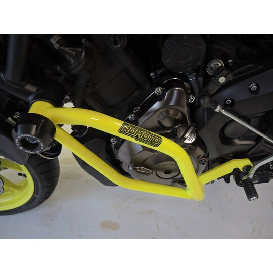 RDmoto padací rám - Yamaha MT07 žltý PH01 /CF58Y
