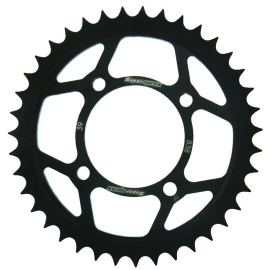 Reťazová rozeta SUPERSPROX RFE-838:39-BLK čierna 39T, 428