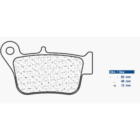 Brzdové obloženie CL BRAKES 3111 MSC