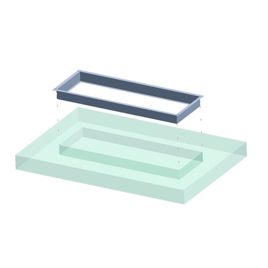 podlahový rám LV8 GOLDRAKE 600HCF MOTO FLOOR VERSION EGHCF600 pre GOLDRAKE 600 HFCF