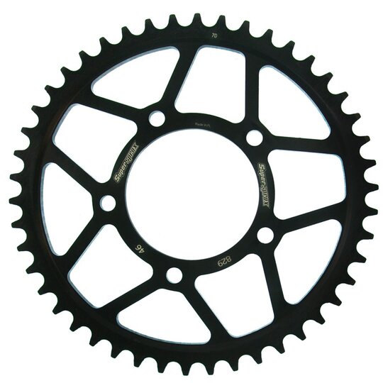 Reťazová rozeta SUPERSPROX RFE-829:46-BLK čierna 46T, 530