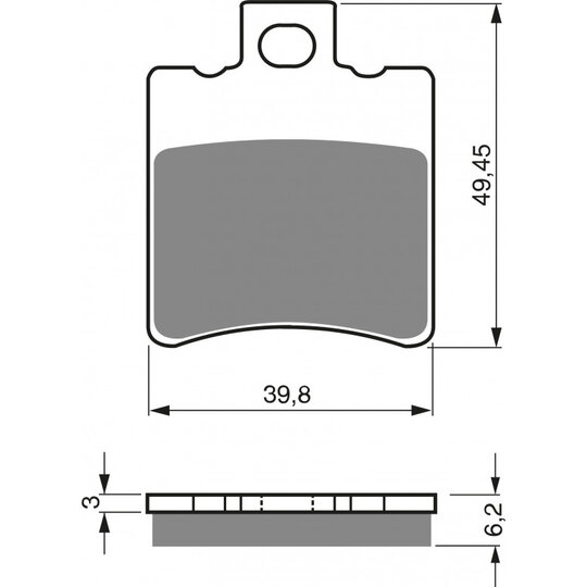 Brzdové obloženie GOLDFREN 098 S3