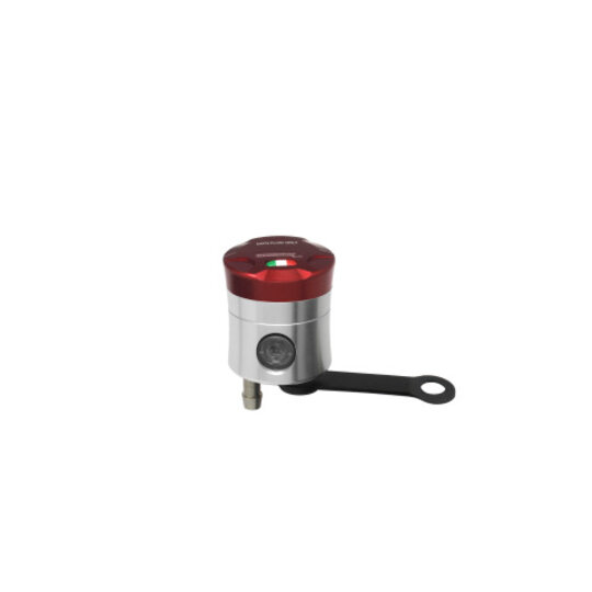 Nádržka na  brzdovú kvapalinu ACCOSSATO CNC-worked straight bracket included červené